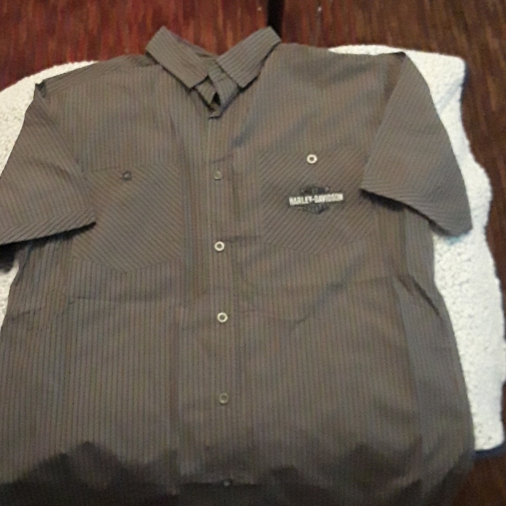 Harley Davidson button down shirt